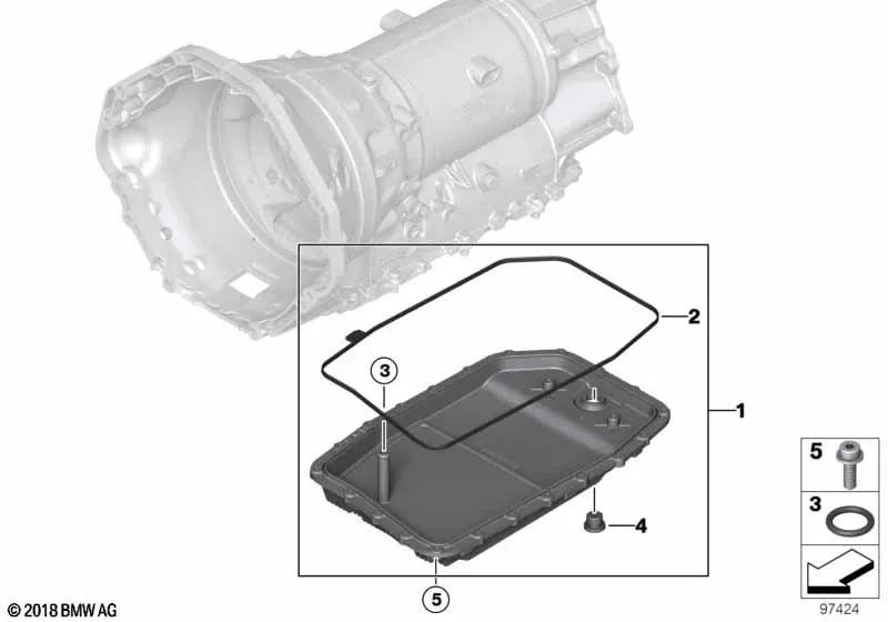 Tornillo Innentorx M6X28,5 para BMW Serie 1 E81, E82, E87, F20, F21, Serie 2 F22, F23, G42, Serie 3 E90, E91, E92, F30, F31, F34, G20, G21, G80, Serie 4 F32, F33, G22, G23, G26, G82, Serie 5 E60, F07, F10, F11, F18, F90, G30, G31, G38, Serie 6 E63, F06, F