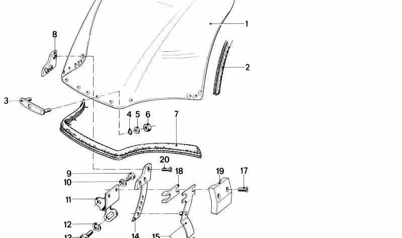 Cubierta para BMW (OEM 46631239556). Original BMW