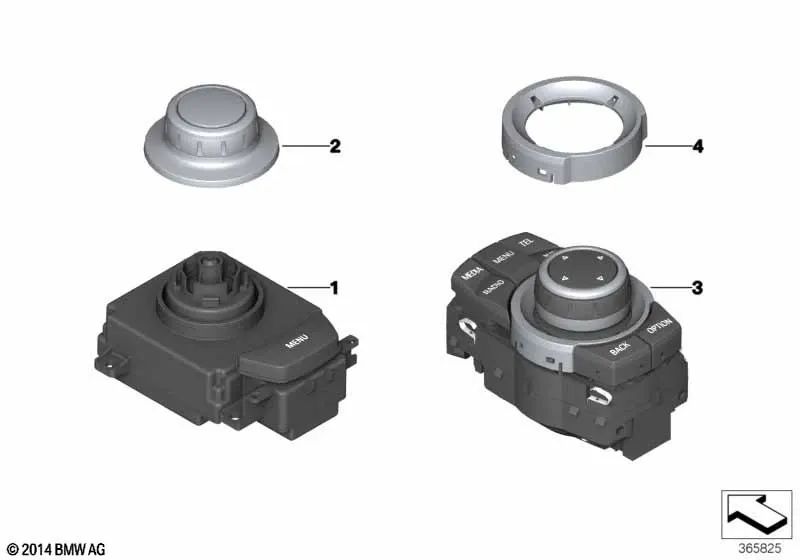 Controlador para BMW E81, E82, E87N, E88, E90N, E91N, E92, E92N, E93, E93N, E60, E60N, E61N, E63, E64, E84, E70, E70N, E71, E72 (OEM 65829334612). Original BMW