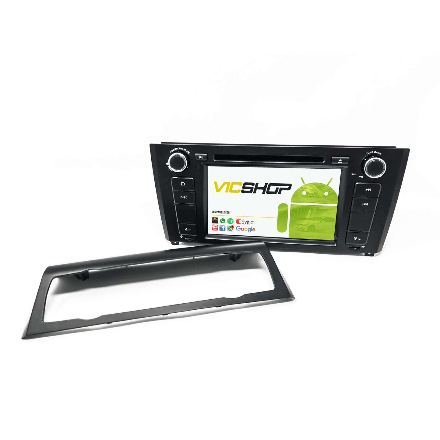 Pantalla Radio Android 8.1 Para Bmw Modelo E81 E82 E87 E88. ¡ahora Con Cámara Trasera De Regalo!