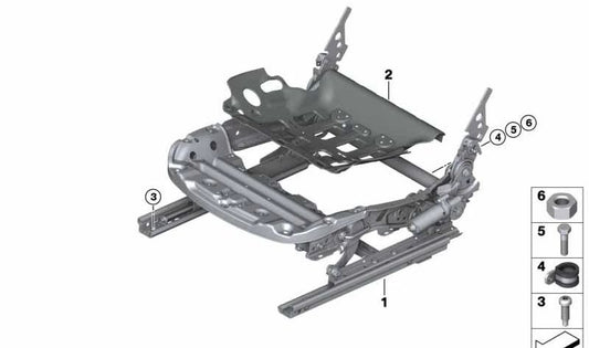 Sechskantschraube für BMW E60N, E61N, E63N, E64N, I12, I15 (OEM 07119904358). Original BMW