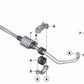 Obere Stabilisatorhalterung für BMW F07, F10, F11, F06, F12, F13, F01N, F02N (OEM 37106869950). Original BMW