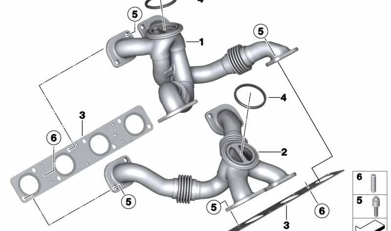 Junta para BMW Serie 5 F10, F90, G90, Serie 6 F06, F12, F13, Serie 7 G70, Serie 8 F91, F92, F93, X5 E70, F85, F95, G05N, X6 E71, F86, F96, G06N, X7 G07N, XM G09 (OEM 11627589106). Original BMW.