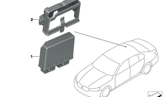 Soporte original para unidad de control y sensor ultrasónico OEM 61136991162 para BMW G42, G20, G21, G28, G80, G22, G23, G26, G82, G83.