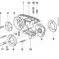 Casquillo de empuje para BMW E36, E34, E39, E38 (OEM 11361403822). Original BMW