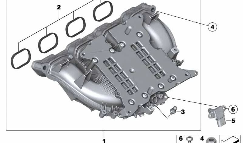 Juego de Juntas de Perfil para BMW F20, F21, F22, F23, F30, F31, F34, F35, F32, F33, F36, F10, F11, F18, E84, F25, F26, F15, F16, E89 (OEM 11612297462). Original BMW