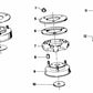 Anel de amortecimento OEM 33521103811 para BMW E12. BMW original.