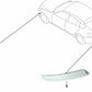 Rear right reflector for BMW 5 Series F07N (OEM 63147318558). Original BMW.