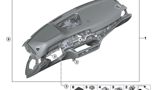 I-Tafel Sensatec HUD para BMW Serie 3 G20N, G21N, G28N, G80, G81, Serie 4 G22, G23, G26, G82, G83 (OEM 51459628092). Original BMW