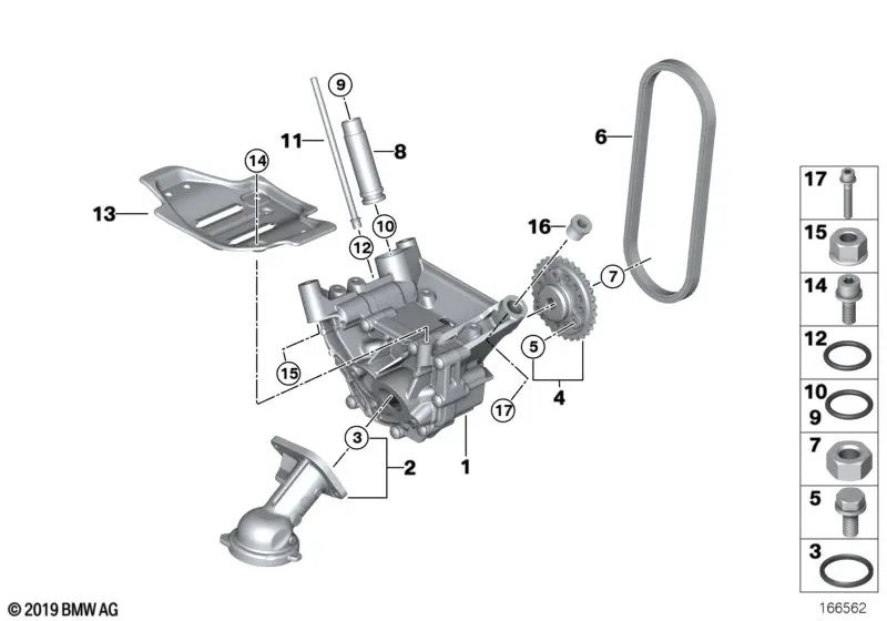 Saugrohr for BMW 7 Series F04 (OEM 11415A12278). Genuine BMW