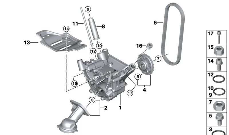 Saugrohr para BMW X5 E70, E70N, F15, X6 E71, E72, F16 (OEM 11417572475). Original BMW