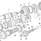 Arandela de distanciamiento para BMW E30, E28, E34, E24, E23, E32 (OEM 23221224378). Original BMW