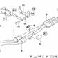 Vite Torx con rondella OEM 18207562048 per BMW E60, E61, E63, E64, E89. BMW originale.