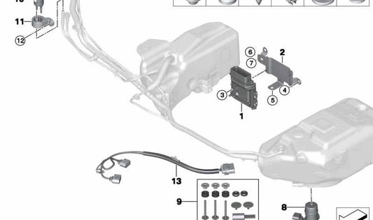 Cable adaptador OEM 61129296956 para BMW F11. Original BMW.