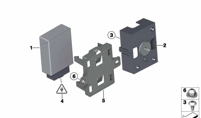 Carcasa de Conector para BMW E81, E82, E87, E87N, E88, F20, F21, F22, E90, E91, E92, E93, F30, F31, F34, F35, F32, F33, E60, E61, F07, F10, F11, E63, E64, E65, F01, F02, E84, E70, E71 (OEM 61136905178). Original BMW