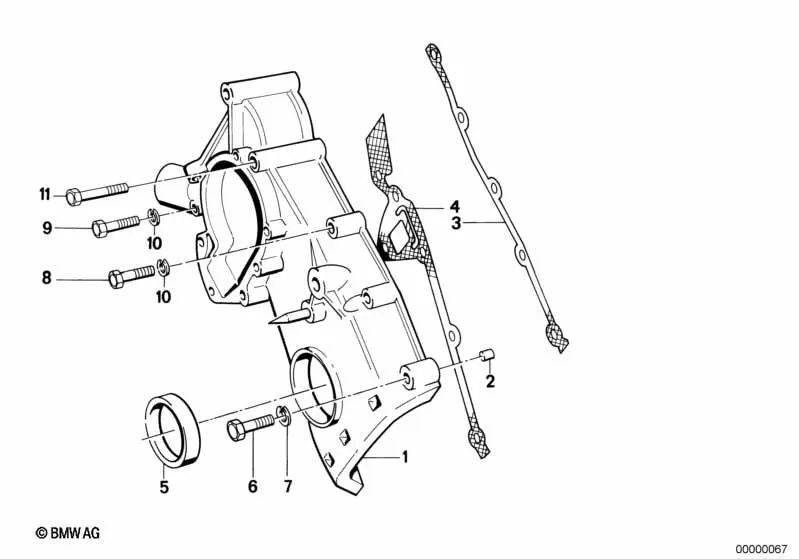 Junta para BMW varios modelos/series (OEM 11142203133). Original BMW.