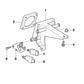 Soporte de pedal OEM 35101164842 para BMW E36, Z3. Original BMW.