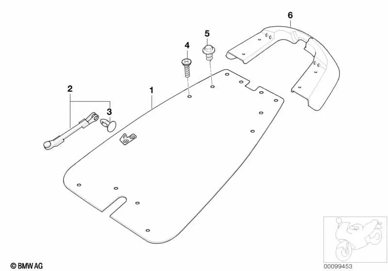 Perno para BMW Serie 3 E21, E30, E46, E90, E91, E92, E93 Serie 5 E12, E28, E34, E39, E60, E61, Serie 6 E24, Serie 7 E38, X3 E83, X5 E53, Z4 E85, Z8 E52 (OEM 51161828956). Original BMW.