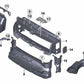 Soporte radiador adicional inferior derecho para BMW F20, F21, F22, F23, F30, F31, F34, F35, F32, F33, F36 (OEM 51647266324). Original BMW.