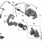 Sensor de Pastillas de Freno para BMW E61, E61N (OEM 34356789494). Original BMW