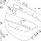 Rejilla de altavoz OEM 51418038100 para BMW E70, E71, E72. Original BMW.