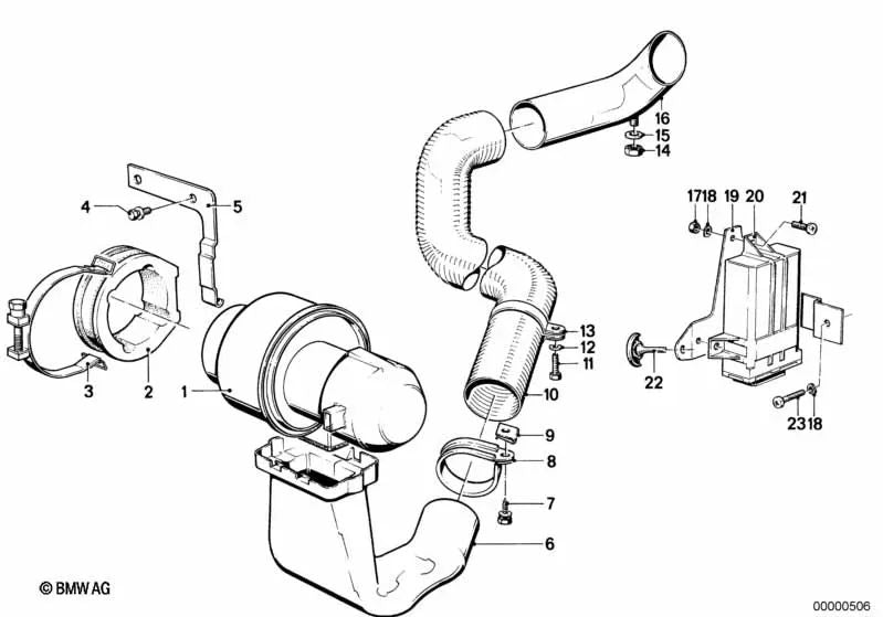 Interruptor de Temperatura y Tiempo para BMW Serie 7 E23 (OEM 11651277227). Original BMW