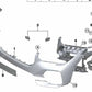 Suporte de registro frontal OEM 51117421871 para BMW G05. BMW original.