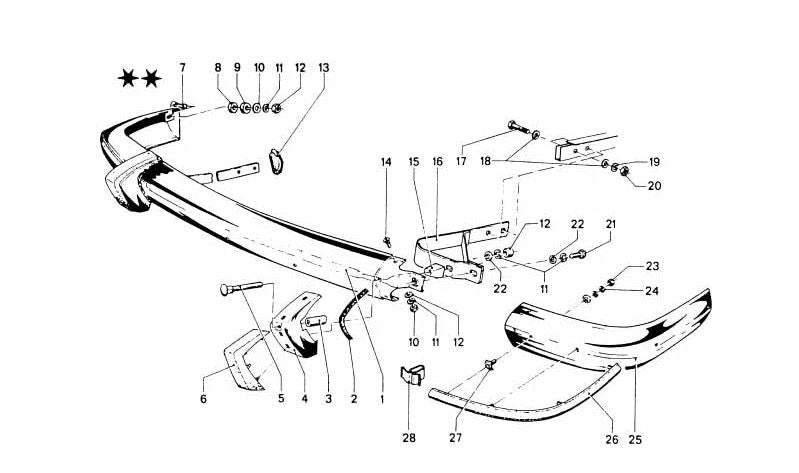 Goma de amortiguación para BMW 5 Series E39, E46, E53 (OEM 51111815484). Original BMW.