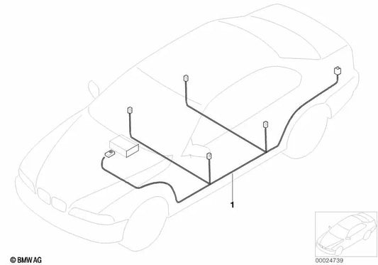 Audiocable HiFi para BMW E46 (OEM 61116934743). Original BMW