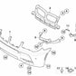 Vordere grundierte Stoßstangenabdeckung für BMW E83N (OEM 51113436454). Original BMW.