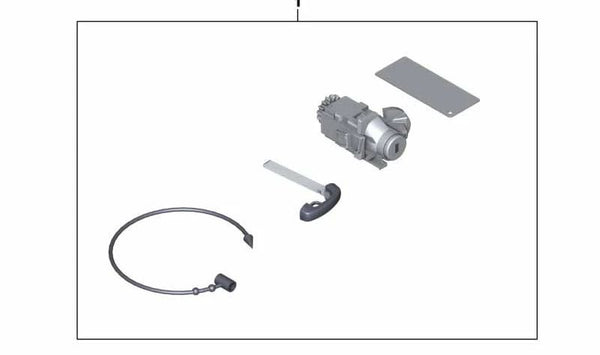 Cierre mecánico OEM 51217499524 para BMW F22, F23, F87. Original BMW.