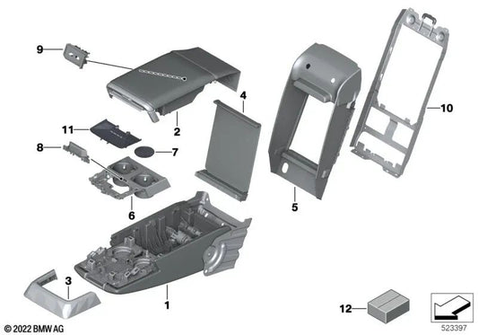 Protección solar para BMW G70 (OEM 52205A6BFB6). Original BMW