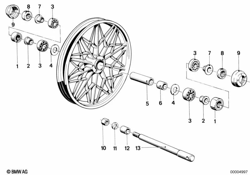 Asse spina per BMW E46, E90, F30, F31 (OEM 34111233490). BMW originale