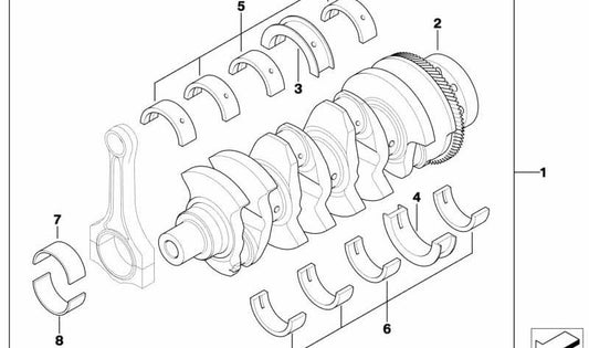 Casquillo blanco para BMW Serie 1 E87, Serie 3 E46, E90, E91, Serie 5 E60, E61, Serie 7 E65, X3 E83, X5 E53 (OEM 11217787737). Original BMW