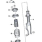 Soporte de amortiguador delantero OEM 31316866008 para BMW i8 (I12, todos los modelos compatibles). Original BMW.