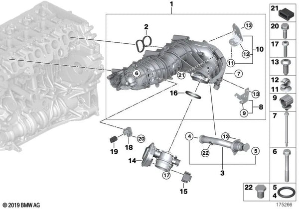 Abrazadera de cables para BMW Serie 1 E81, E82, E87N, E88, Serie 3 E90, E90N, E91, E91N, E92, E93, Serie 5 E60N, E61N, X1 E84, X3 E83N (OEM 13537804367). Original BMW