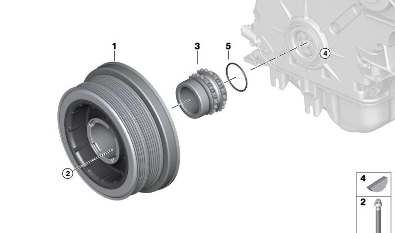 O-Ring para BMW Serie 3 E90, E91, E92, E93, Serie 5 E60, E61, Serie 6 E63N, E64N, Serie 7 E65, E66, X3 E83, X5 E70, X6 E71 (OEM 11217804748). Original BMW