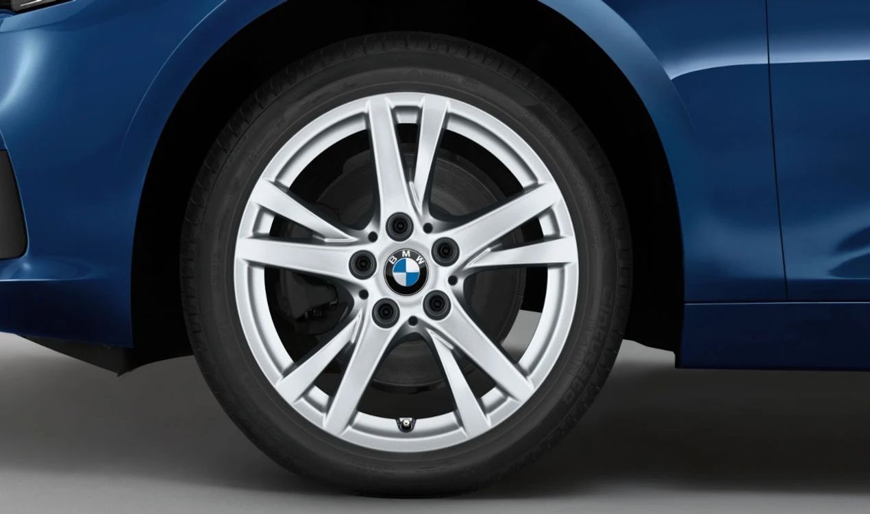 Double spoke alloy wheel 473 for BMW 2 Series F45, F46 (OEM 36116855082). Original BMW