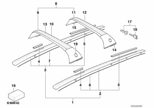 Aislamiento derecho para BMW Serie 5 E34 (OEM 51138149998). Original BMW