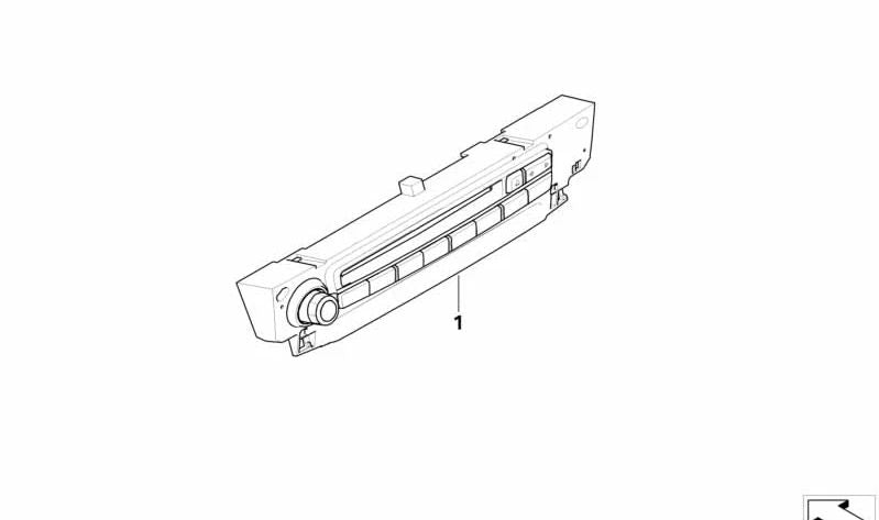 Frontal para BMW E60N, E61N, E63N, E64N (OEM 65839206068). Original BMW.