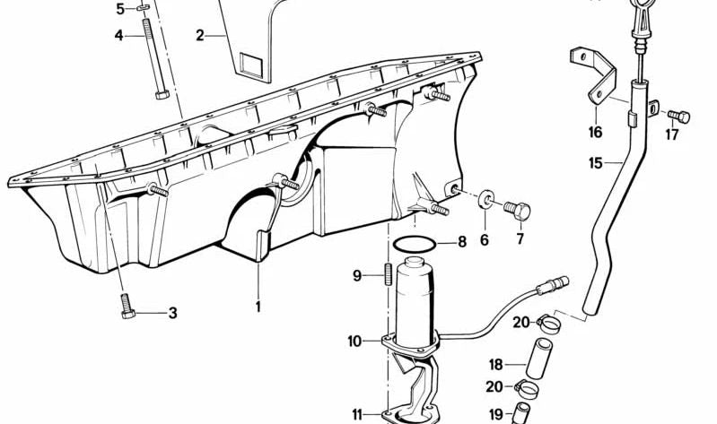 Interruptor de nivel para BMW E30 (OEM 12611707219). Original BMW