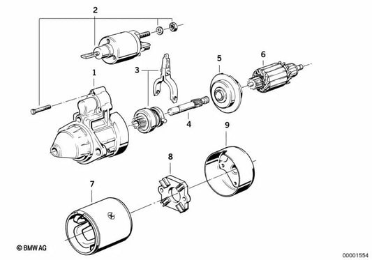 Spazzola il gioco per BMW E36, E34, E39 (OEM 12412244476). BMW originale