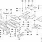 Untere Abdeckung des linken Motorraums für BMW 7er E38 (OEM 51718150449). Original BMW