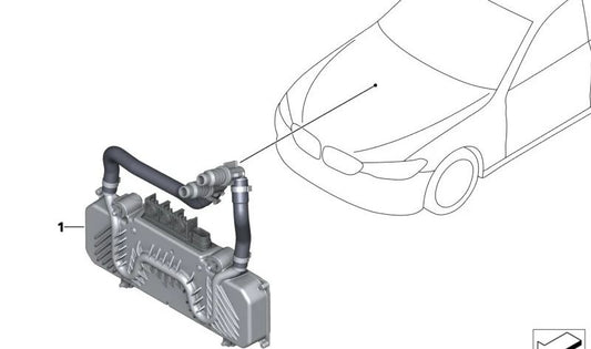 Unité de contrôle d'alimentation (PCU) OEM 61425B3C940 pour BMW G01, G02. BMW d'origine.