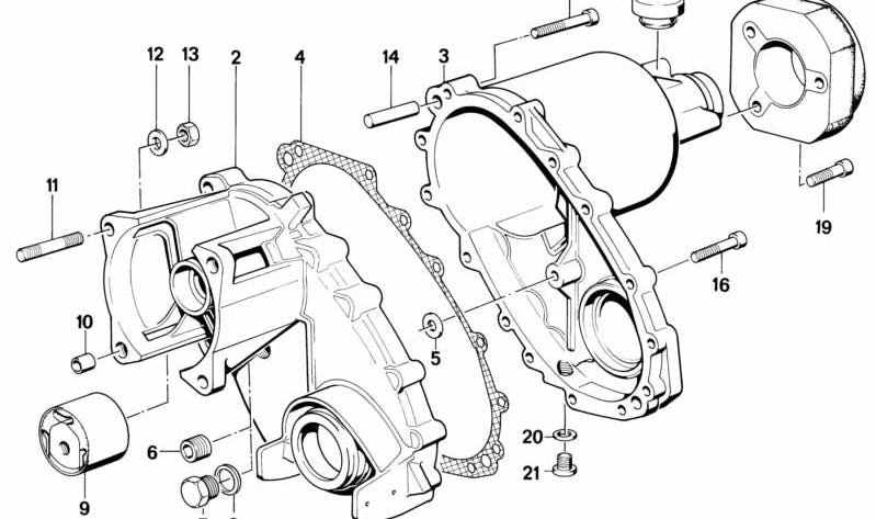 Amortiguador de vibraciones OEM 27101701181 para BMW E30. Original BMW.