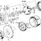 Tornillo de cilindro para BMW E30, E36, E28, E34, E24, E23 (OEM 12311727760). Original BMW.