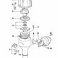 Tapa del distribuidor OEM 12111363292 para BMW E12, E28, E24, E23. Original BMW.