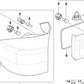 Portalámparas para BMW X5 E53, E70 (OEM 63216943037). Original BMW.