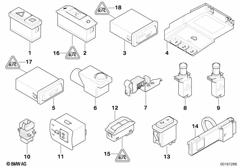 Toma de conexión AV para BMW E60, E61, E38, E53 (OEM 61318368346). Original BMW