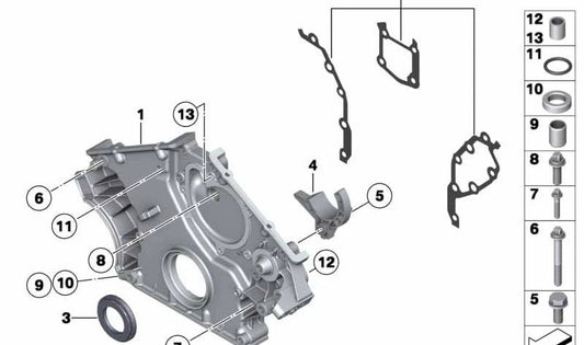 Spacer for BMW 7 Series F01, F02 (OEM 11147563933). Genuine BMW